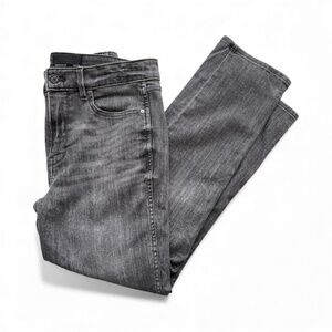 WHBM High Rise Straight Jeans Black Size 8